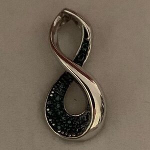 925 Sterling Silver Infinity Symbol Necklace Charm